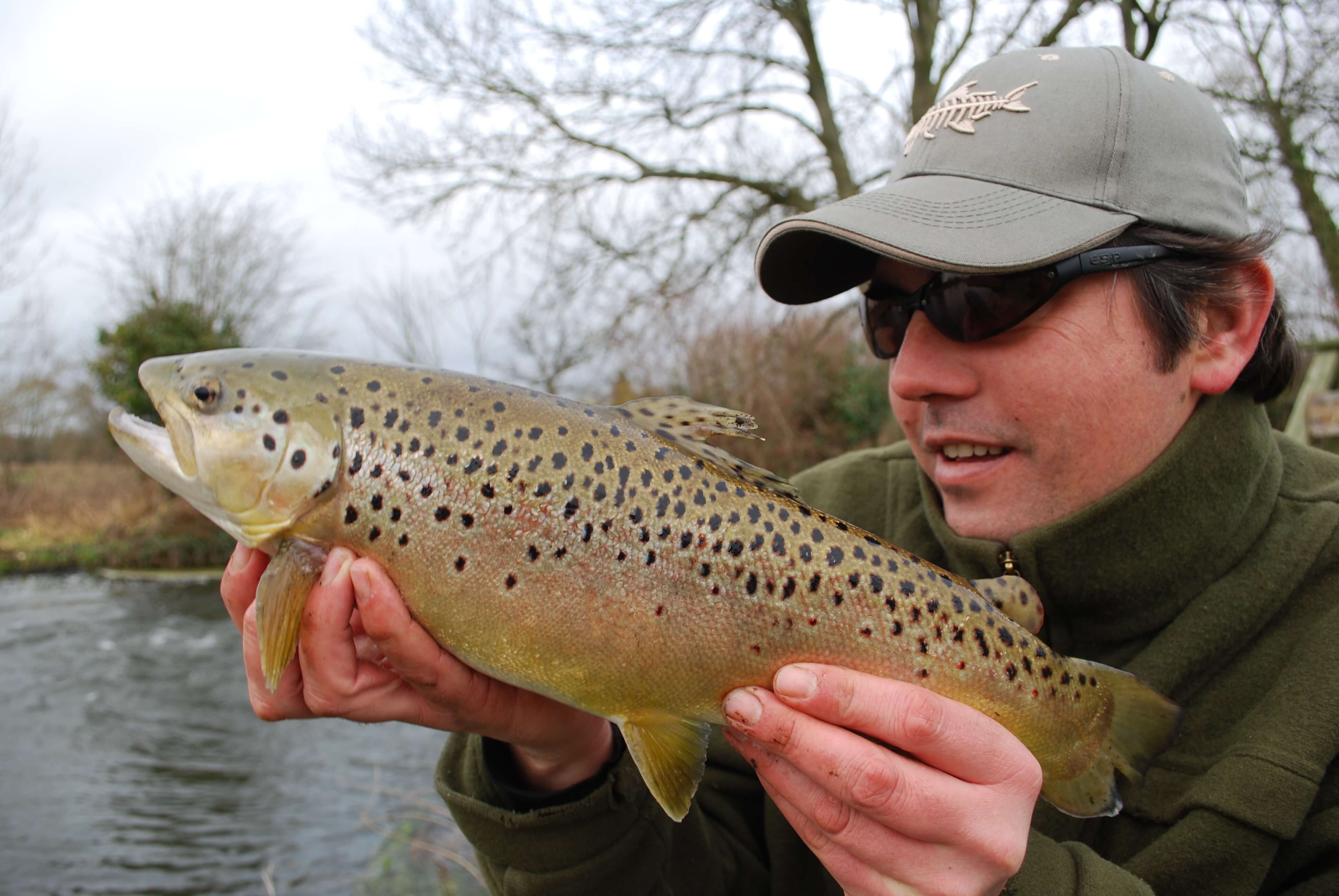 Man holding trout